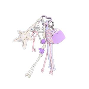 Amor caballo de madera tejido cordón colgante llavero - Product Image 5