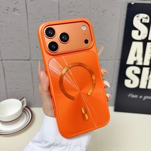 เคสโทรศัพท์แบบด้านลายเลเซอร์ CD สำหรับ iPhone 18 17 16 15 14 13 12 Pro Max  ขอบแข็งเคลือบผิว  ฝาหลังแม่เหล็ก - Product Image 3