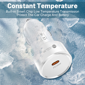 Chargeur de voiture intelligent à port unique PD30W à charge rapide, chargeur rapide pour voiture, chargeur rapide USB-C 30 Watts - Product Image 5