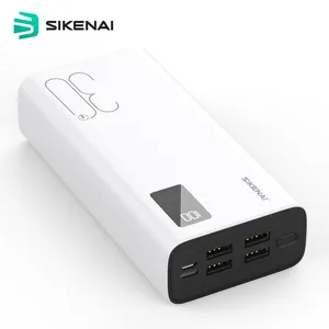 Sikenai 40W 초고속 충전 전원 은행 30000mah 10V 4A 스마트 PowerBanks