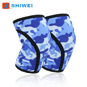 Rodilleras Shiwei de Neopreno de 7mm con Camuflaje, Absorción de Impactos para Fitness, Sentadillas, Deportes al Aire Libre, Protección Universal Unisex - Product Image 4