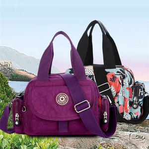 Nouveau sac à main pour femme, sac à bandoulière pour voyage en plein air, sac à main décontracté en toile Oxford imprimé, fermeture éclair, doublure en nylon, quotidien - Product Image 3