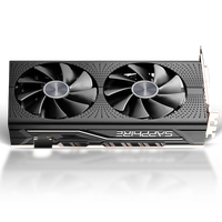 Kartu Grafis Bekas RX580 Pulse 8G GDDR6 256-bit Kartu Grafis Gaming untuk Desktop
