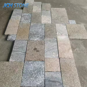 Pavés en granit multicolores, briques flammées, cubes, pavés de <span class=keywords><strong>pavé</strong></span>, dalles pour terrasse extérieure - Product Image 2