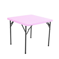 Couverture de table ajustée carrée solide nappe élastique Spandex extensible couverture supérieure de tables pour salle à manger cuisine maison fête/