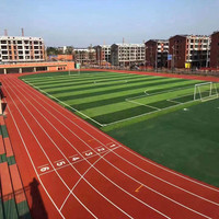 Meisen Niedriger Preis Buntes synthetisches Gras 20/30/40mm für School Park Runway Track Landschaft Outdoor-Spielplatz Sport Turf Carpet