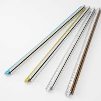 Grille en T en acier inoxydable peinte, surface galvanisée, moderne, pour la décoration de faux plafonds intérieurs, ignifuge, anti-corrosion