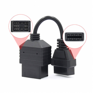 Cho TOYOTA 17 pin để <span class=keywords><strong>OBD1</strong></span> OBD2 Adapter chẩn đoán Cáp cho TOYOTA 17pin để 16pin OBDII cáp mở rộng - Product Image 4