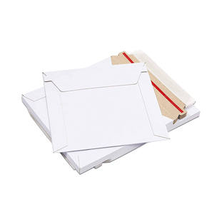 <span class=keywords><strong>Enveloppes</strong></span> de courrier en carton blanc rigides et plates personnalisées pour l'expédition de documents en gros - Product Image 4