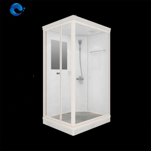 MESA petites unités de salle de bain modernes tout en un toilettes préfabriquées salle de <span class=keywords><strong>douche</strong></span> avec rideau de séparation - Product Image 2