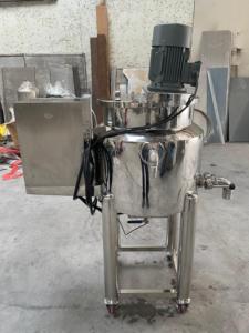 Customized 50L Stainless Steel Electric Heating Homogenizer New Mobile Disperser Mixing Tank SUS316L <strong>Food</strong> Chemicals Motor Engine - Product Image 4