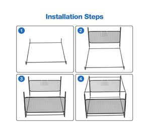 Rete metallica appesa cartella di <span class=keywords><strong>File</strong></span> telaio da tavolo Organizer porta <span class=keywords><strong>File</strong></span> rastrelliera per schedario - Product Image 2