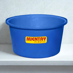 Réservoir rond en plastique bleu stabilisé aux UV 72x118x157cm / Conteneur circulaire en PP pour le stockage d'eau agricole Exportation mondiale - Product Image 1