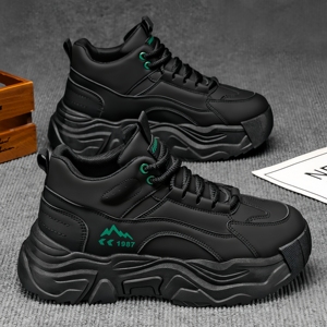 Sports Men's Casual <b>Shoes</b>, Thick Soled, <b>Height</b> <b>Increasing</b>, Breathable, Multifunctional Walking <b>Shoes</b> - Product Image 1