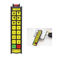 Control Remoto Industrial de Parada de Emergencia, 14 Botones, Velocidad Única, Clasificación IP67, Anti-interferencias, para Grúa Pórtico Exterior