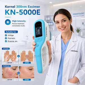 Laser excimer portable KN-5000E 308 nm, lampe UVB pour la photothérapie du psoriasis <span class=keywords><strong>et</strong></span> du vitiligo, traitement du vitiligo <span class=keywords><strong>et</strong></span> du psoriasis - Product Image 1