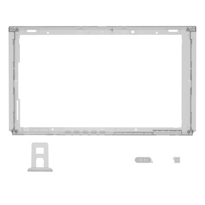 EXtremeRate NS Controller Clear Black DIY Housing Shell Replacement Faceplate Front Frame for Nintendo <b>Switch</b> Console - Product Image 1
