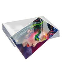 Meilleur papier synthétique brillant PP imperméable de taille A4 (8,5x11 pouces) imprimable par jet d'encre, papier autocollant en vinyle PET pour imprimante jet d'encre