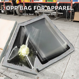 Sacs d'emballage rétractables transparents auto-adhésifs en BOPP 24*34cm pour pantalons et chaussures, impression en gravure sur plastique OPP, vente en gros - Product Image 2