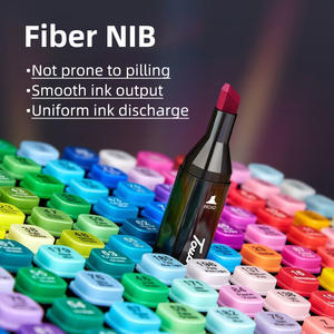 Suministros de <span class=keywords><strong>marcadores</strong></span> de arte 80 168 262 colores <span class=keywords><strong>Marcadores</strong></span> a base de alcohol Juego de pintura de arte <span class=keywords><strong>Marcadores</strong></span> de doble punta para bolígrafos para colorear de artistas - Product Image 2