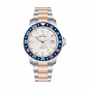 Montres de luxe pour hommes Forshining, sportives, automatiques, mouvement mécanique GMT, élégantes, de plongée, pour les affaires, fabriquées en Chine - Product Image 2