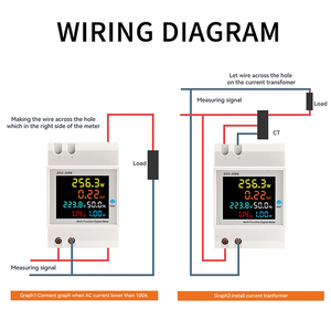 220V AC เครื่องวัด <span class=keywords><strong>kWh</strong></span> แบบแอคทีฟไฟฟ้า D52-2066โวลท์เฟสเดียวมิเตอร์วัดพลังงานรางดินสำหรับติดตั้งในบ้าน - Product Image 4