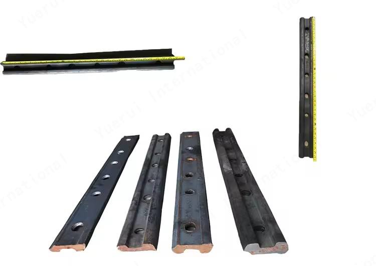 OEM Railway Joggle Fish Plate 25kg 30kg Rail Joint Bar Q235 Fish Plate ...
