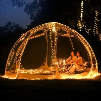 Outdoor Camping 8-Personen PVC Pop-up Transparentes Kuppelzelt für den Großhandel