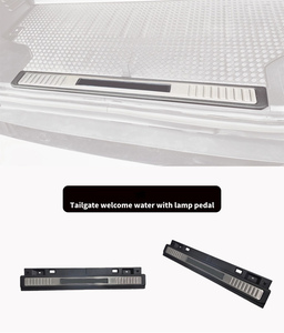 Puerta trasera de bienvenida agua con pedal de luz Running Barside step bar espesar para <span class=keywords><strong>Land</strong></span> <span class=keywords><strong>Rover</strong></span> <span class=keywords><strong>Defender</strong></span> 110 2020 <span class=keywords><strong>2021</strong></span> <span class=keywords><strong>2022</strong></span> 2023 - Product Image 3