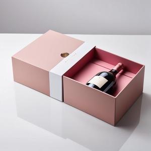 Rượu Vang Thủy Tinh Hộp Quà Tặng Tùy Chỉnh In Và Kích Thước Thiết Kế Tiên Tiến Bao Bì Các Tông Đặt Rượu Vang Từ Hộp Quà Tặng - Product Image 4