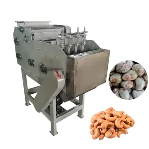 Automatic cashew nut shell processing machine manual and automatic cashew nut shelling machine cashew sheller machinW
