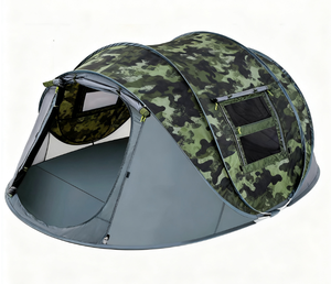 Pare-soleil double couche étanche à la neige pour le <span class=keywords><strong>camping</strong></span>, ouverture automatique rapide et étendue pour la plage, le glamping et les tentes, tente dôme - Product Image 5