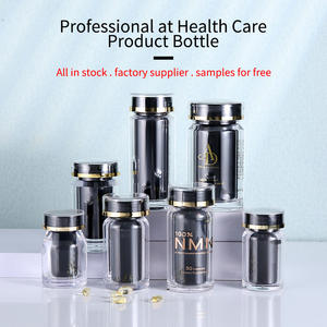 LAGER Doppel flaschen Langer leerer Kunststoff Medizin behälter Vitamin Kapsel halter Schraub verschluss Pille Verpackungs siegel Anpassbares Logo - Product Image 2