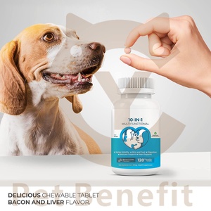 Compresse Masticabili Multifunzionali 10-in-1 per Cani e Gatti - Glucosamina, Olio di Pesce, Cardo Mariano - OEM/ODM Pet Benefit - Product Image 2