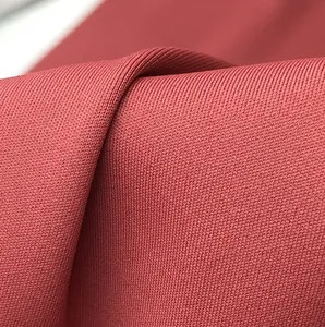 Stretch Fabric Fashion Design Solids Custom Colors Knit Polyester Spandex 4 Way High Stretch Sportswear Fabric For Yoga Wear