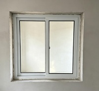 Fenêtre coulissante horizontale en PVC profilé Conch, double vitrage