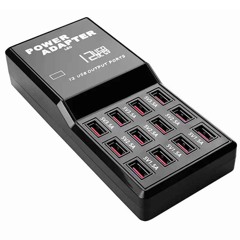 トップセラー12ポート50WマルチポートUSB充電器アダプター携帯電話デスクトップマルチ充電USBハブ充電器