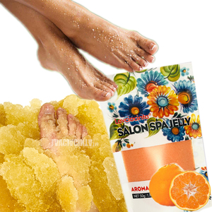 Gelée de <span class=keywords><strong>pédicure</strong></span> SPA cristalline biologique infusée au beurre de karité et à l'acide hyaluronique, soin apaisant et réparateur pour les talons secs et gercés - Product Image 6