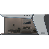 Maison mobile préfabriquée moderne de style capsule spatiale, cabine, conteneur pour appartement/hôtel/villa