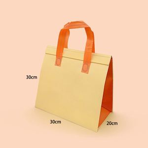 Custom Logo Printed Non-Woven Fabric Cooler <b>Bag</b> Reusable Insulation <b>Beach</b> Food <b>Bag</b> Cheap Custom Made Promotional Letter Cooler - Product Image 2