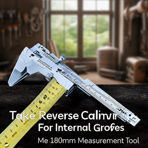 Take Reverse Caliper For Internal Grooves Mechanical 160mm <b>Measurement</b> <b>Tool</b> - Product Image 3