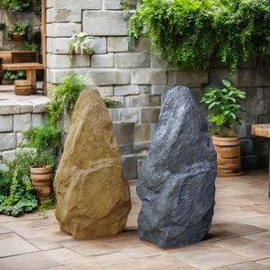 Vendita calda 5 pezzi Set di blocchi di pietra artificiale di Design moderno giardino esterno decorazione dell'hotel pietre finte un terreno specifiche - Product Image 6