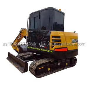 Excavatrice sur chenilles hydraulique SANY SY60C d'occasion 6 tonnes Modèle 2023 – Matériel d'occasion en promotion – Garantie 12 mois - Product Image 1