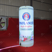 Bouteille de bière gonflable durable imperméable d'Oxford personnalisée danseur d'air de main de vague pour la publicité