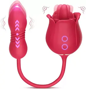 Vibromasseur en forme d'œuf pour femme, jouet sexuel, pour Clitoris, point G, mignon, Rose, langue, Clitoris, beauté, produits, tendance