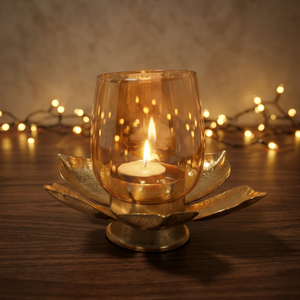 Lotus Votives Metal Iron Candle Holder Christmas Home Decoration <b>Candlestick</b> Holders High Quality Handmade Fancy Candle Mold - Product Image 4