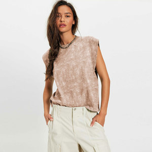 Nuovi Arrivi Estivi Trendy Europei e Americani: Top Senza Maniche con Collo Tondo, Vestibilità Comoda e Casual per Donne - Product Image 4