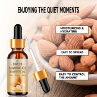 Huile de croissance des cheveux OEM, huile d'amande douce naturelle, huile essentielle pour les ongles et la peau nourrie