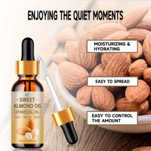 Huile de croissance des cheveux OEM, huile d'amande douce naturelle, huile essentielle pour les ongles et la peau nourrie - Product Image 3