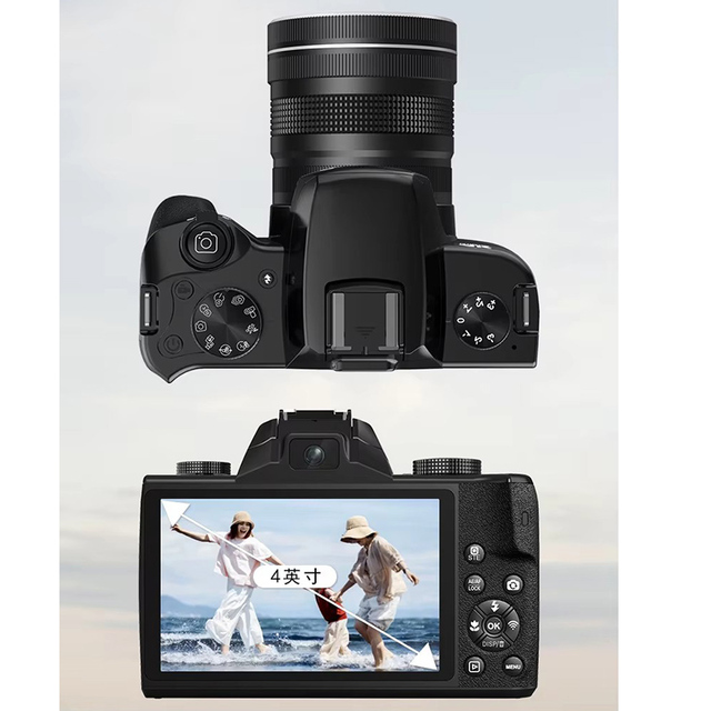 AF Shooting 20X Optical Zoom Vlogging Camera With 4.0" HD Touchscreen Vlog Camera for Beginner
